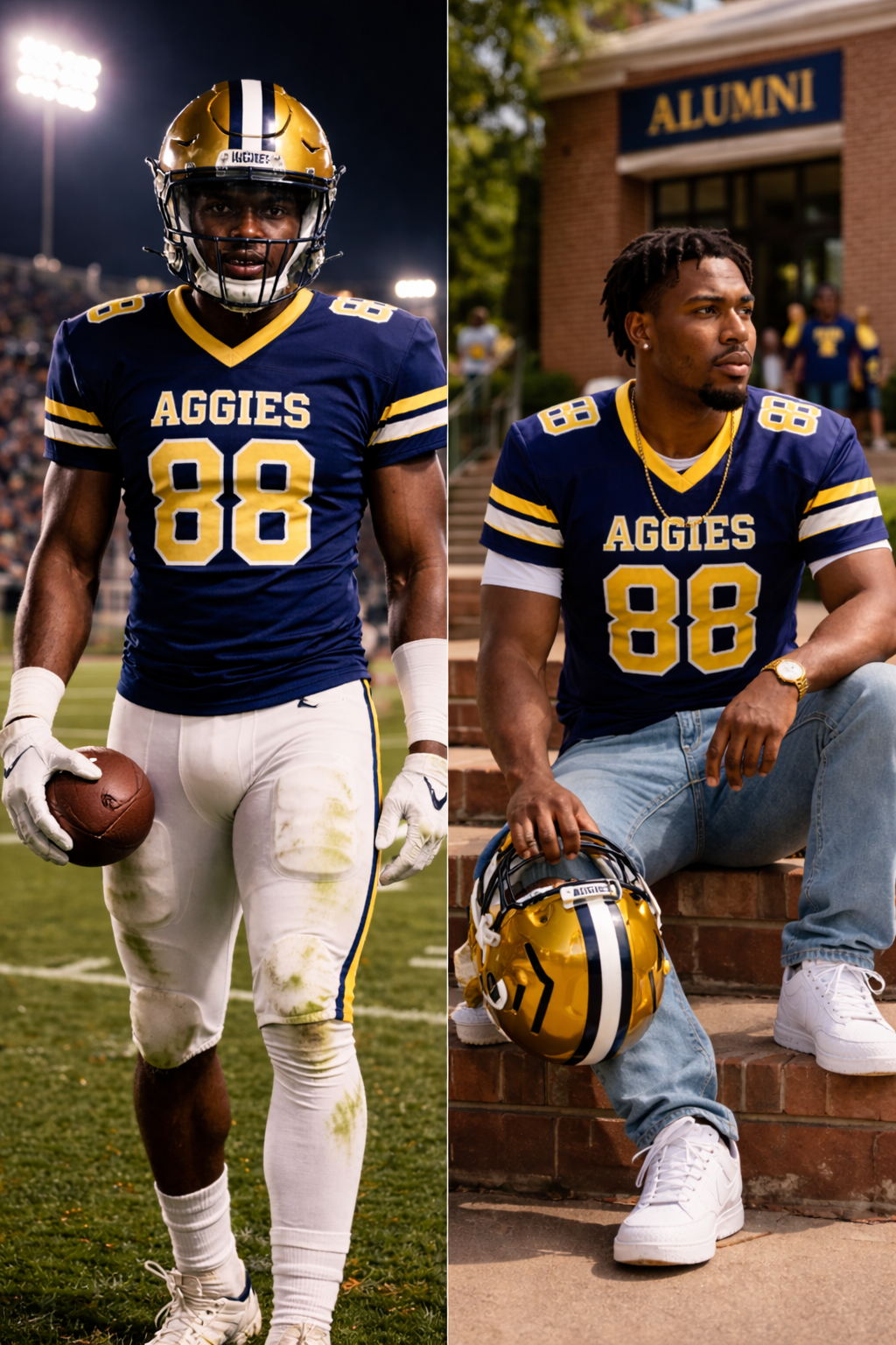 HBCU Legacy Custom Football Jersey – Personalized Name & Number