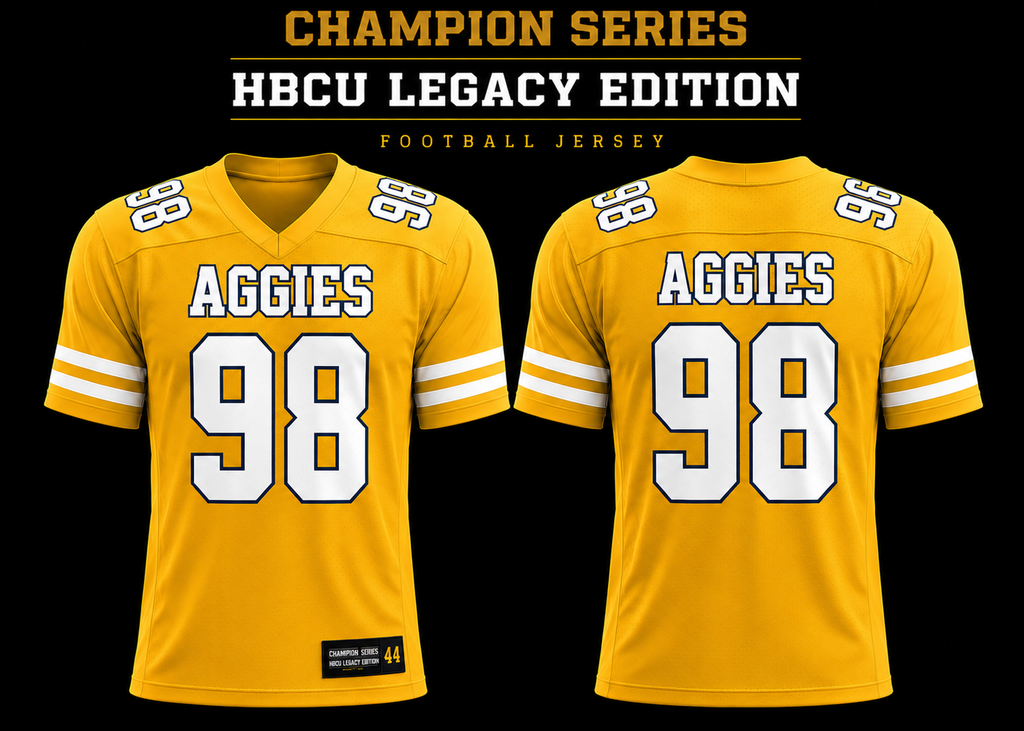 HBCU Legacy Edition “1991 Championship” Custom Football Jersey – Aggies Collection