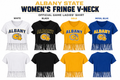 Albany State Blackout Fringe T-Shirt (Women’s Edition)