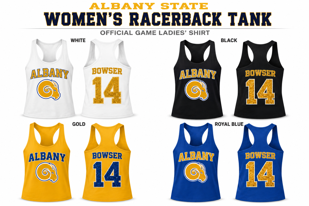 Albany State Blackout Tank Top (Golden Rams Edition